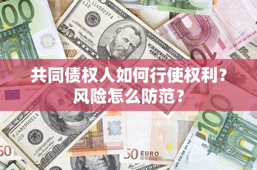 北京共同债权人如何行使权利？风险怎么防范？