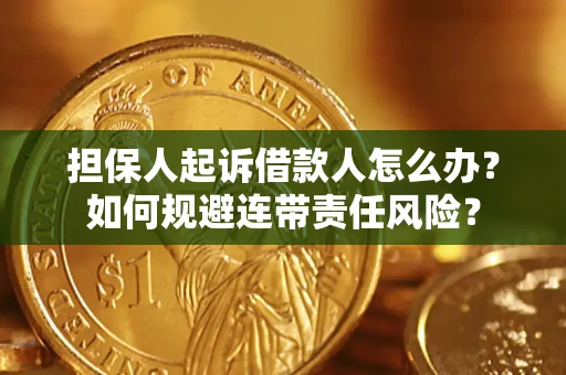 北京担保人起诉借款人怎么办？如何规避连带责任风险？
