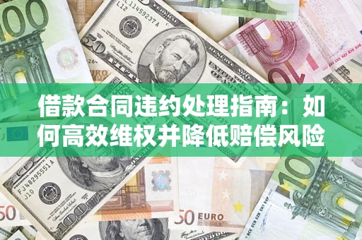 北京借款合同违约处理指南：如何高效维权并降低赔偿风险？