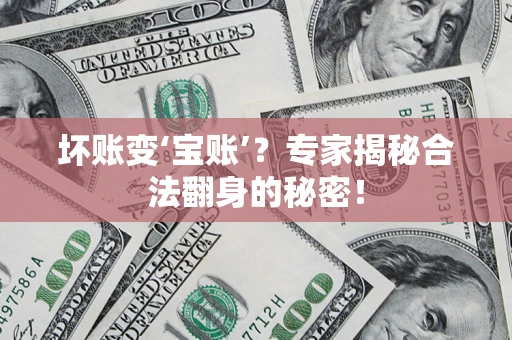 北京坏账变‘宝账’？专家揭秘合法翻身的秘密！