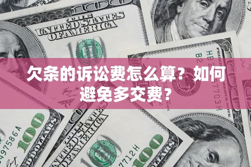 北京欠条的诉讼费怎么算？如何避免多交费？